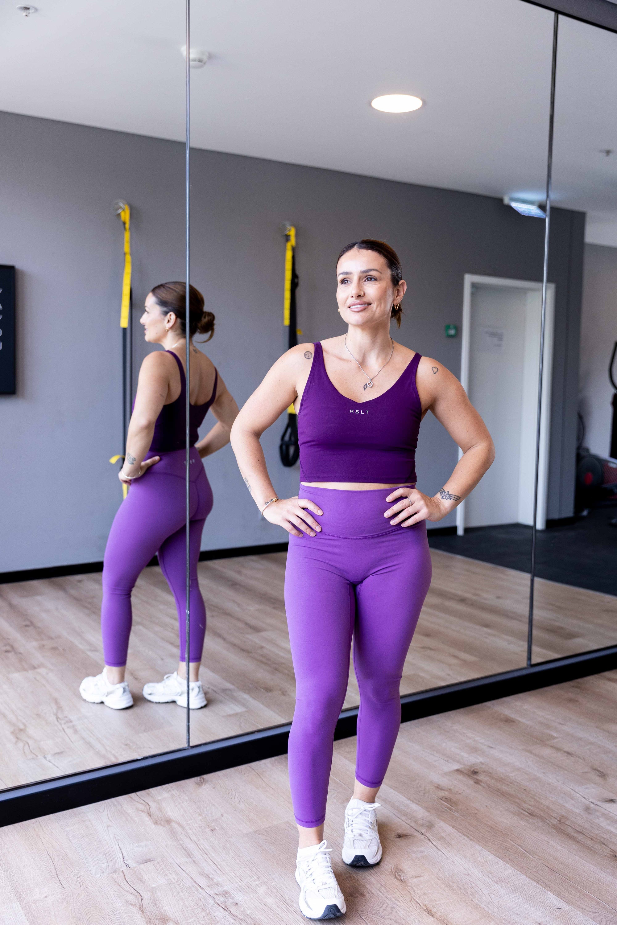 Low Impact Legging - Matte Purple