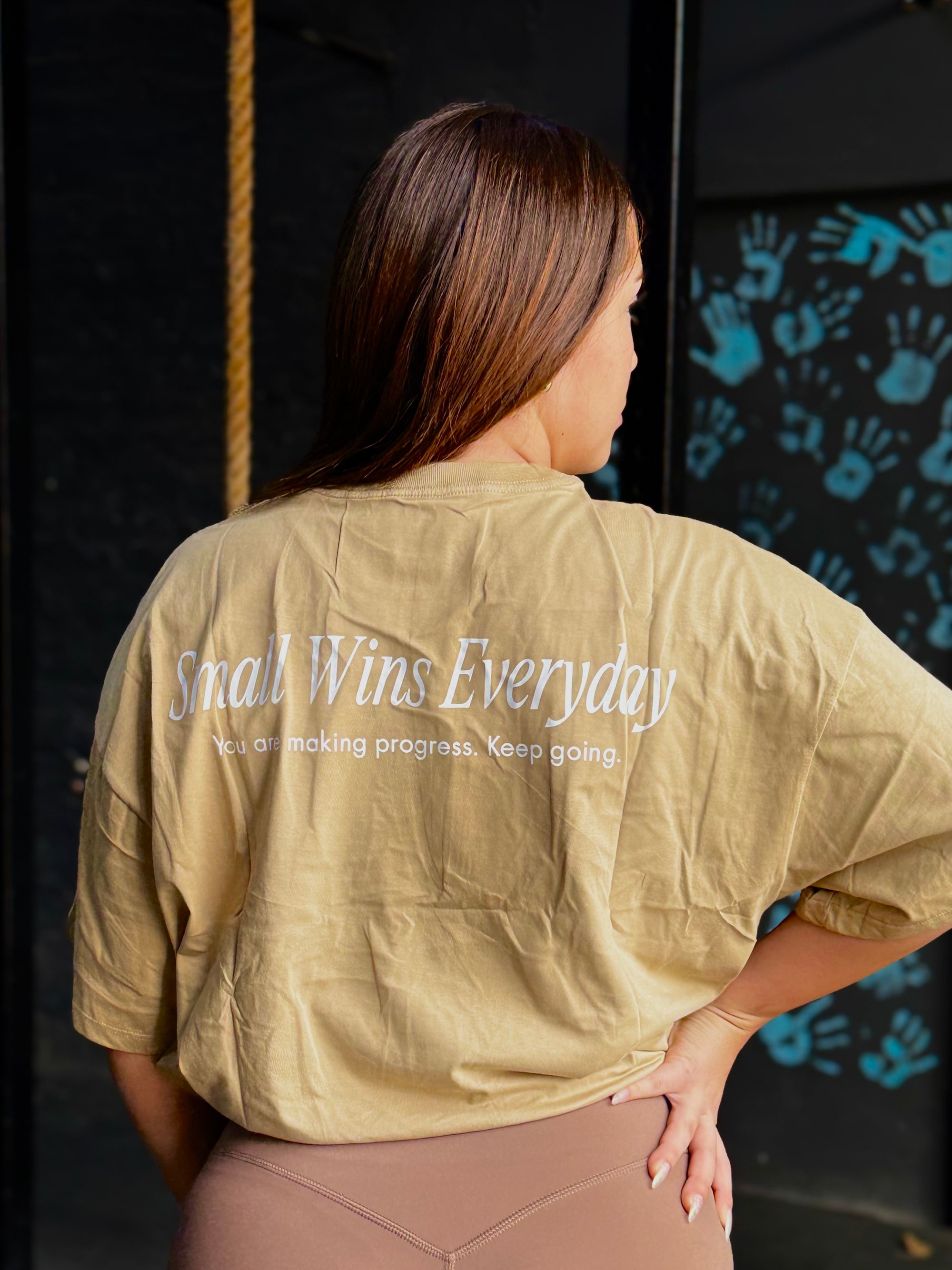 Oversize Shirt • Small Wins Every Day