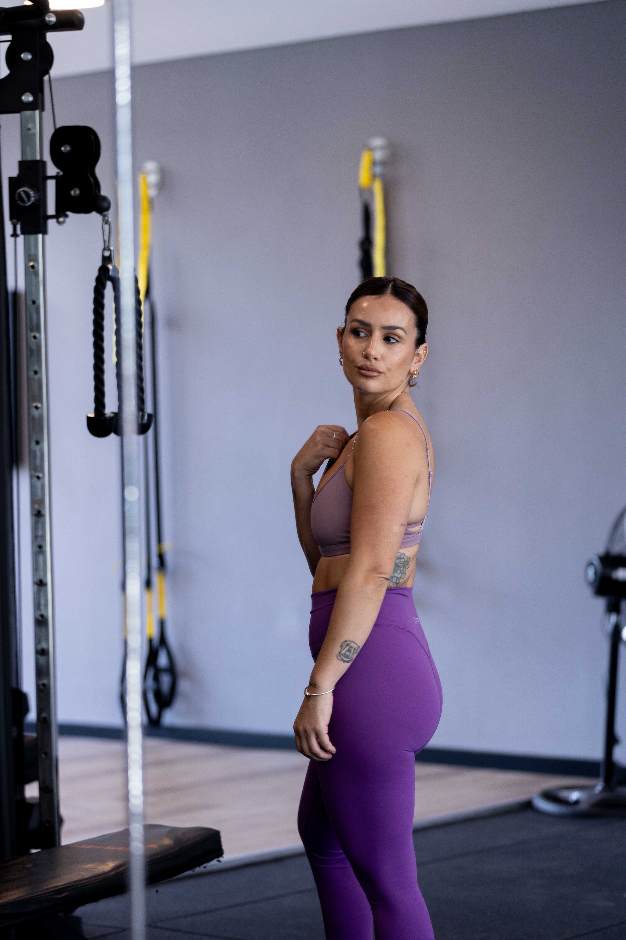 Low Impact Legging - Matte Purple