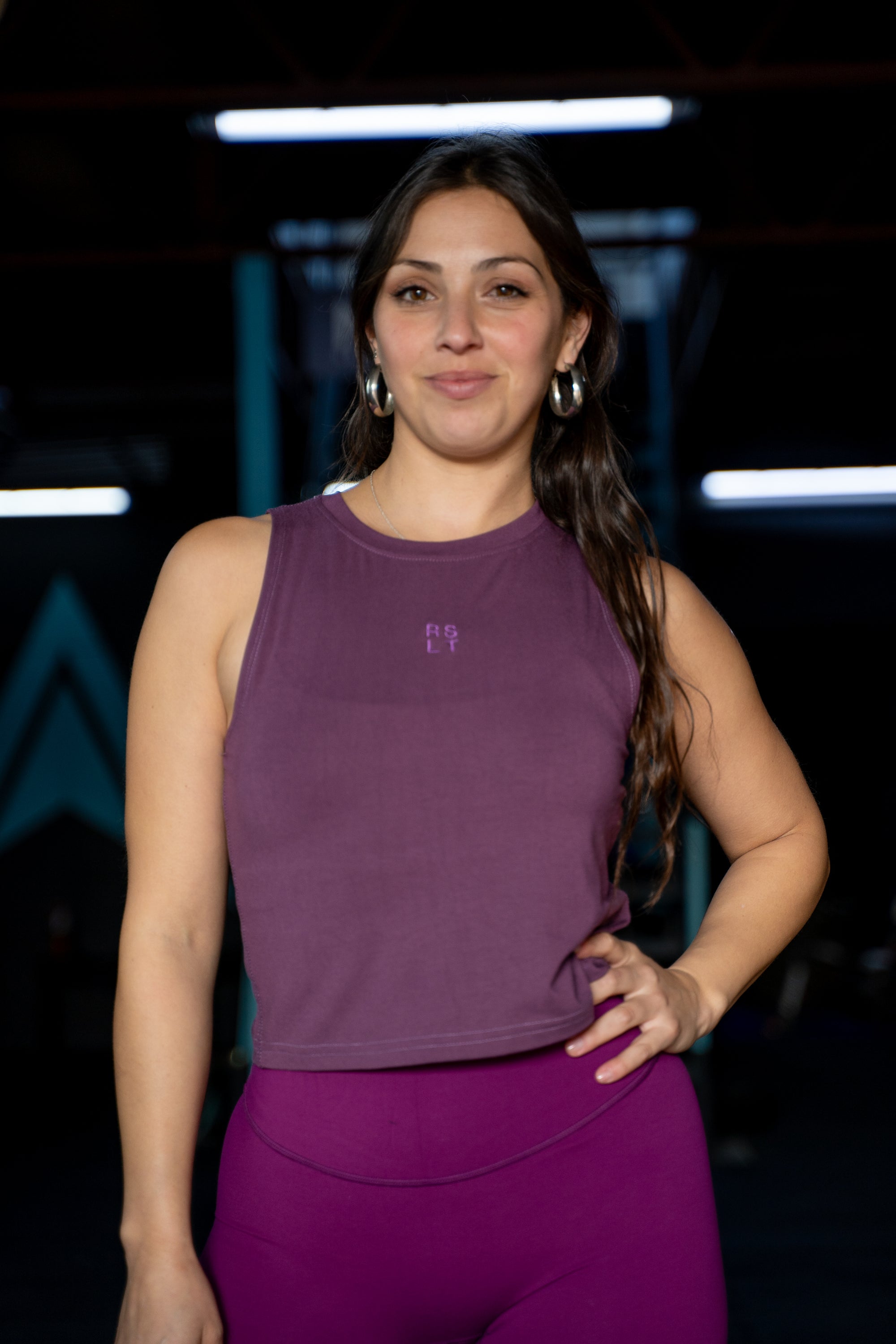 Crop Top Dri Fit • Deep Purple