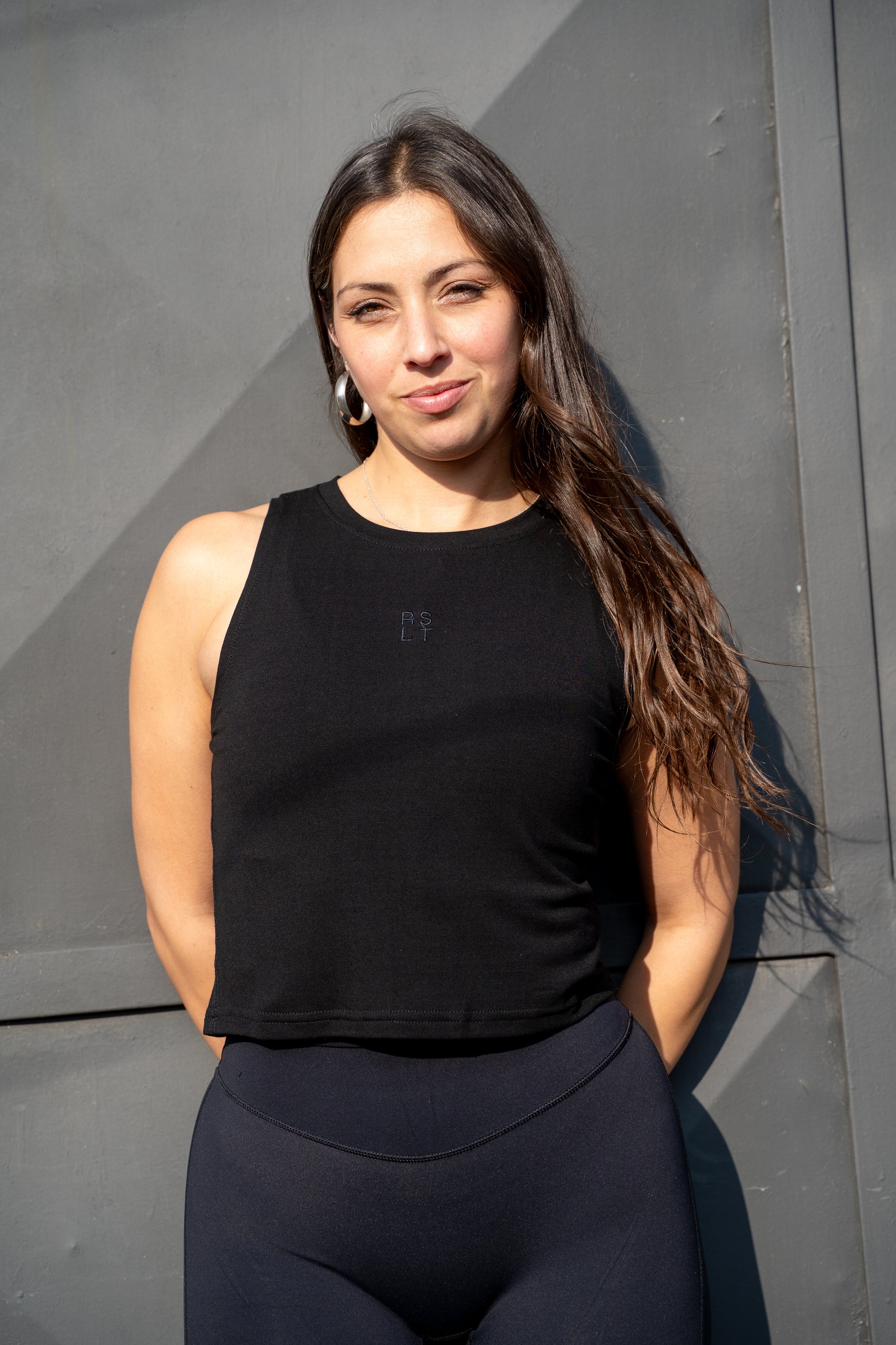 Crop Top Dri Fit • Black