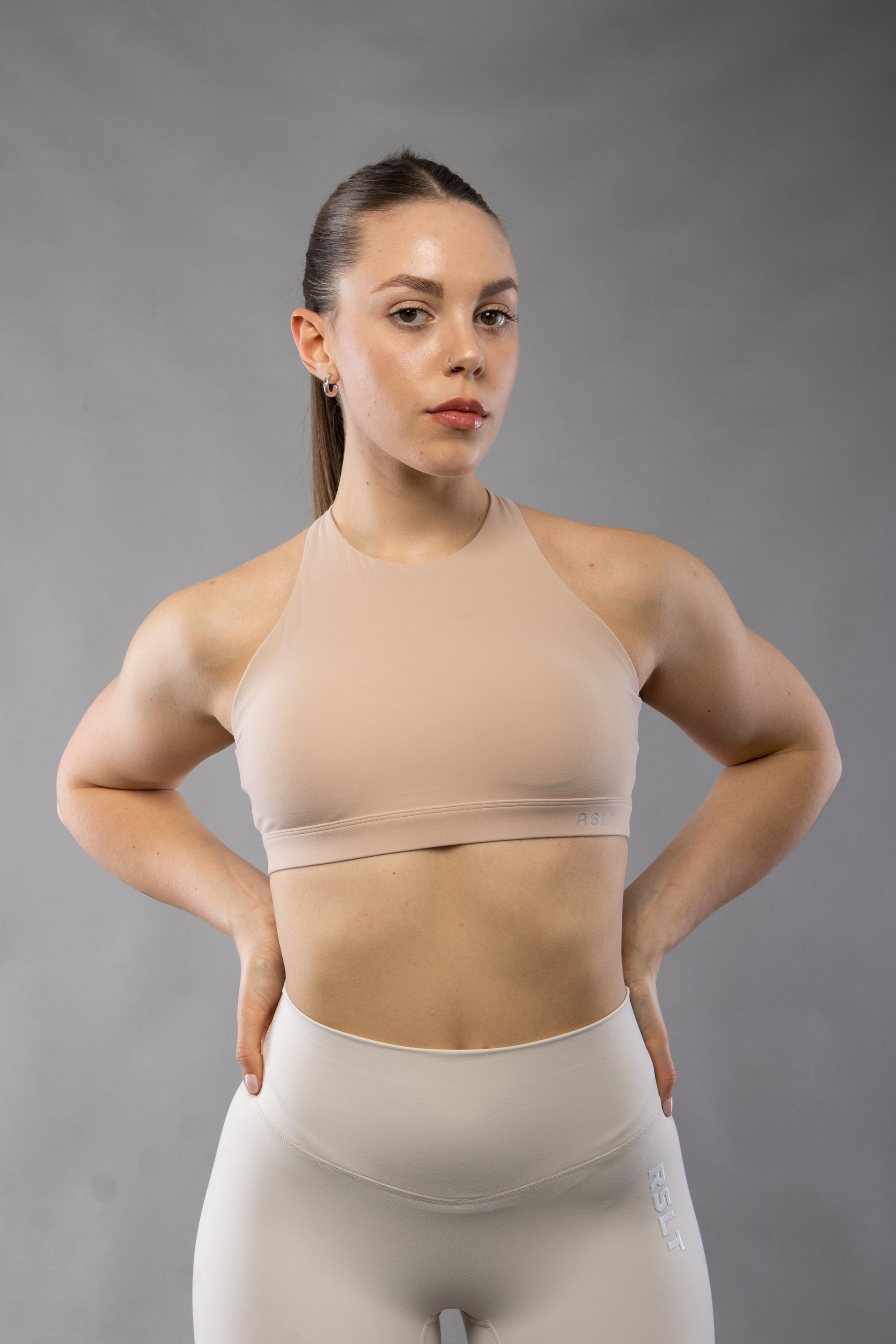 Crossback Bra • Nude