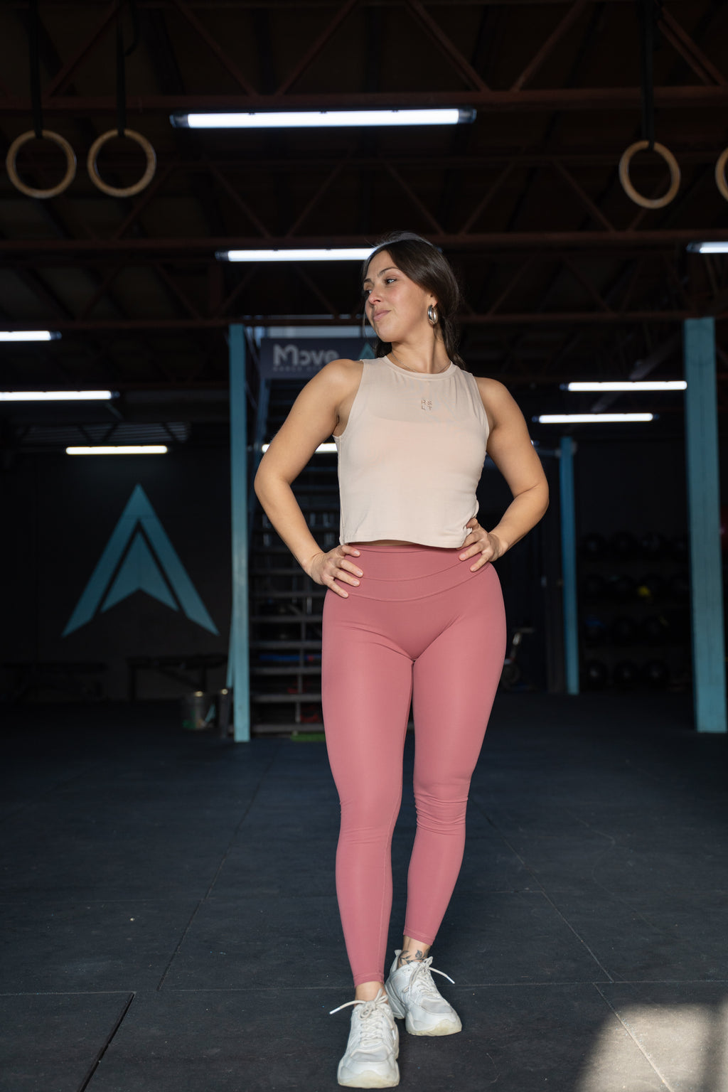 Double Booty Legging • Rosa Oscuro
