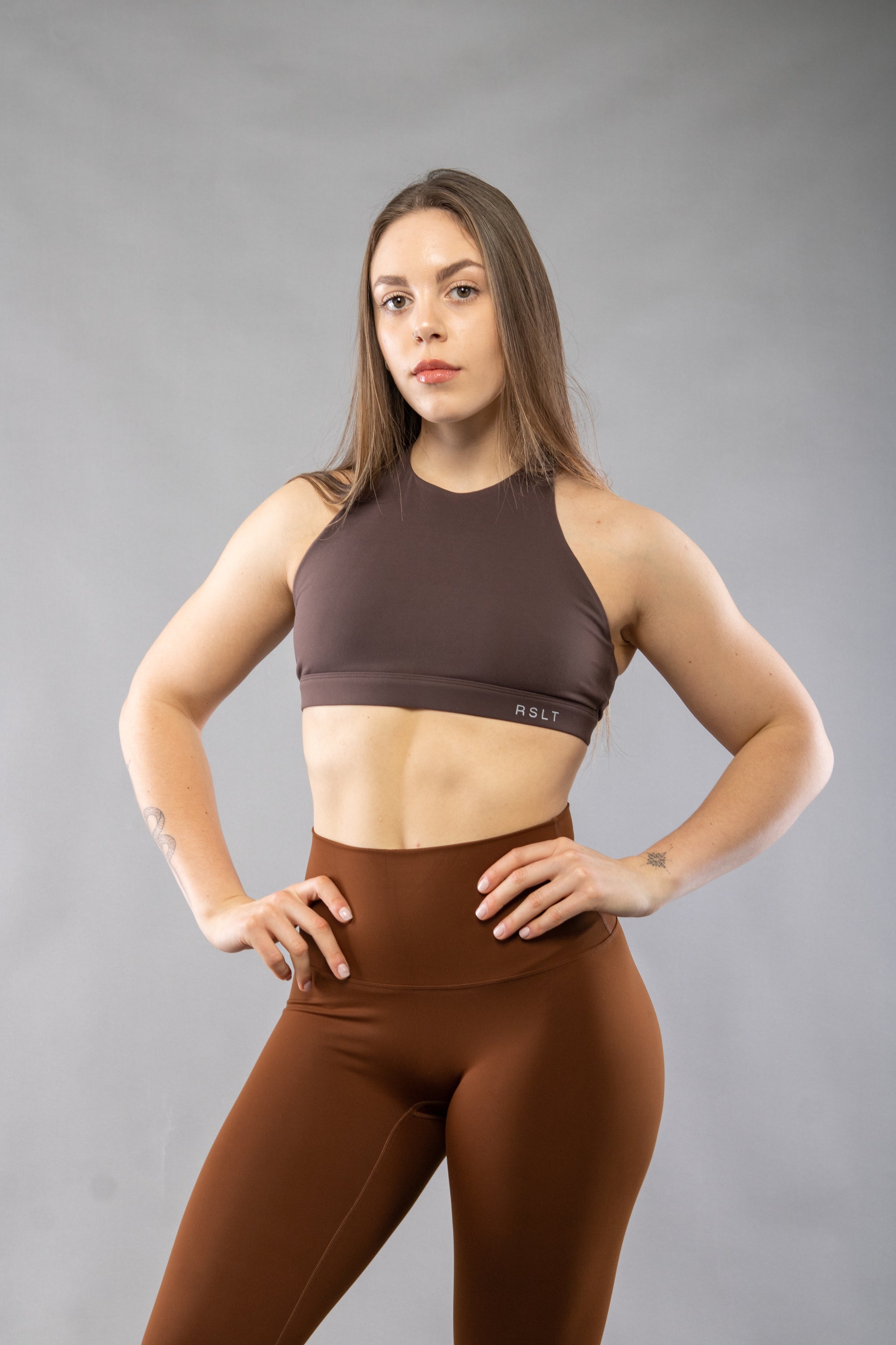 Crossback Bra • Café