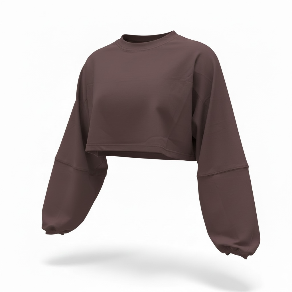 Long Sleeve Crop Shirt