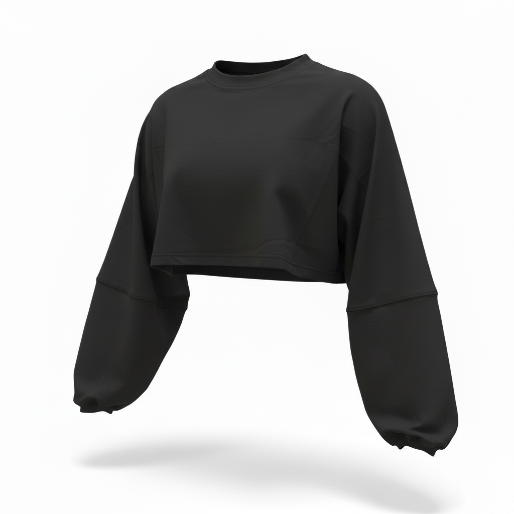 Long Sleeve Crop Shirt