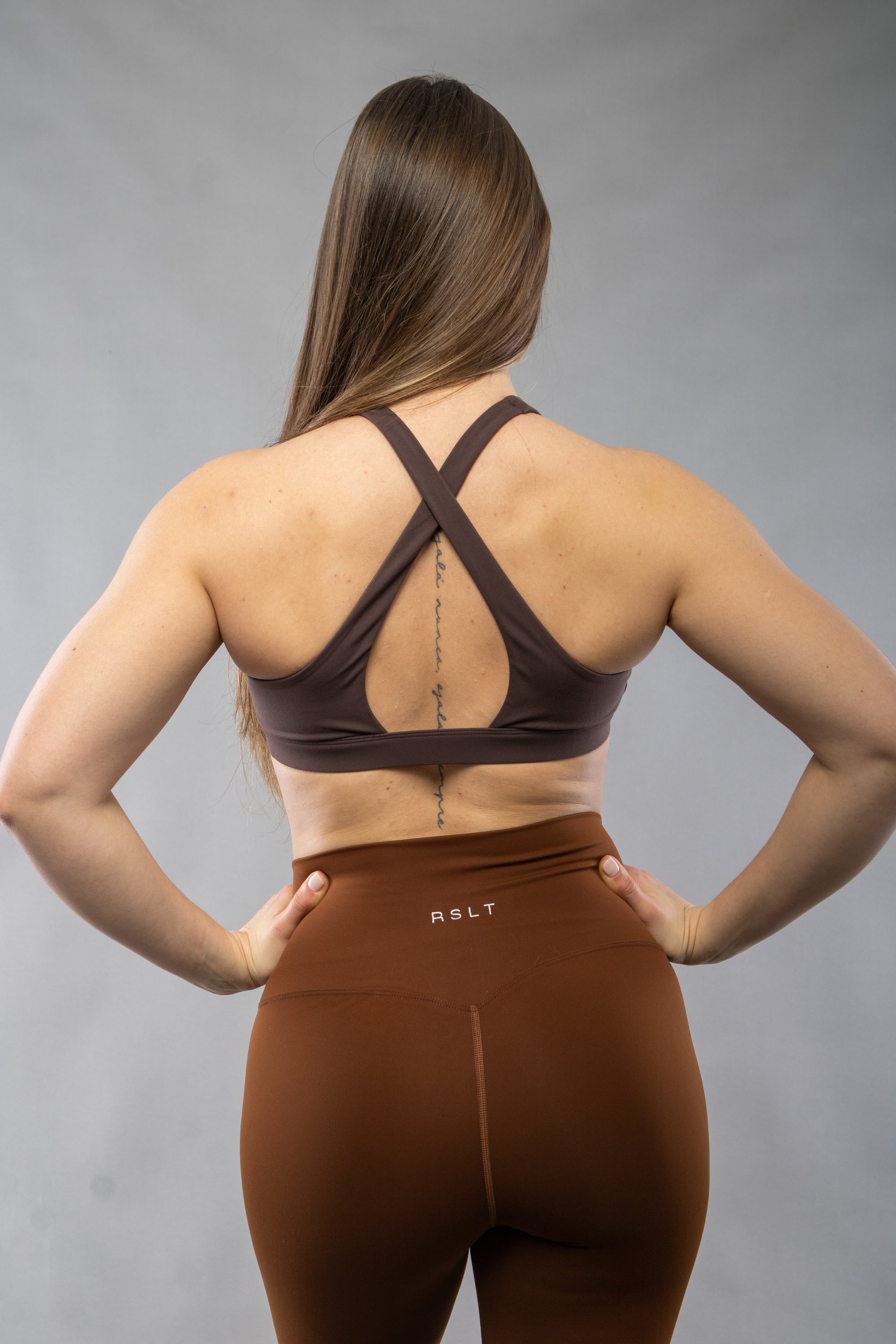 Crossback Bra • Café