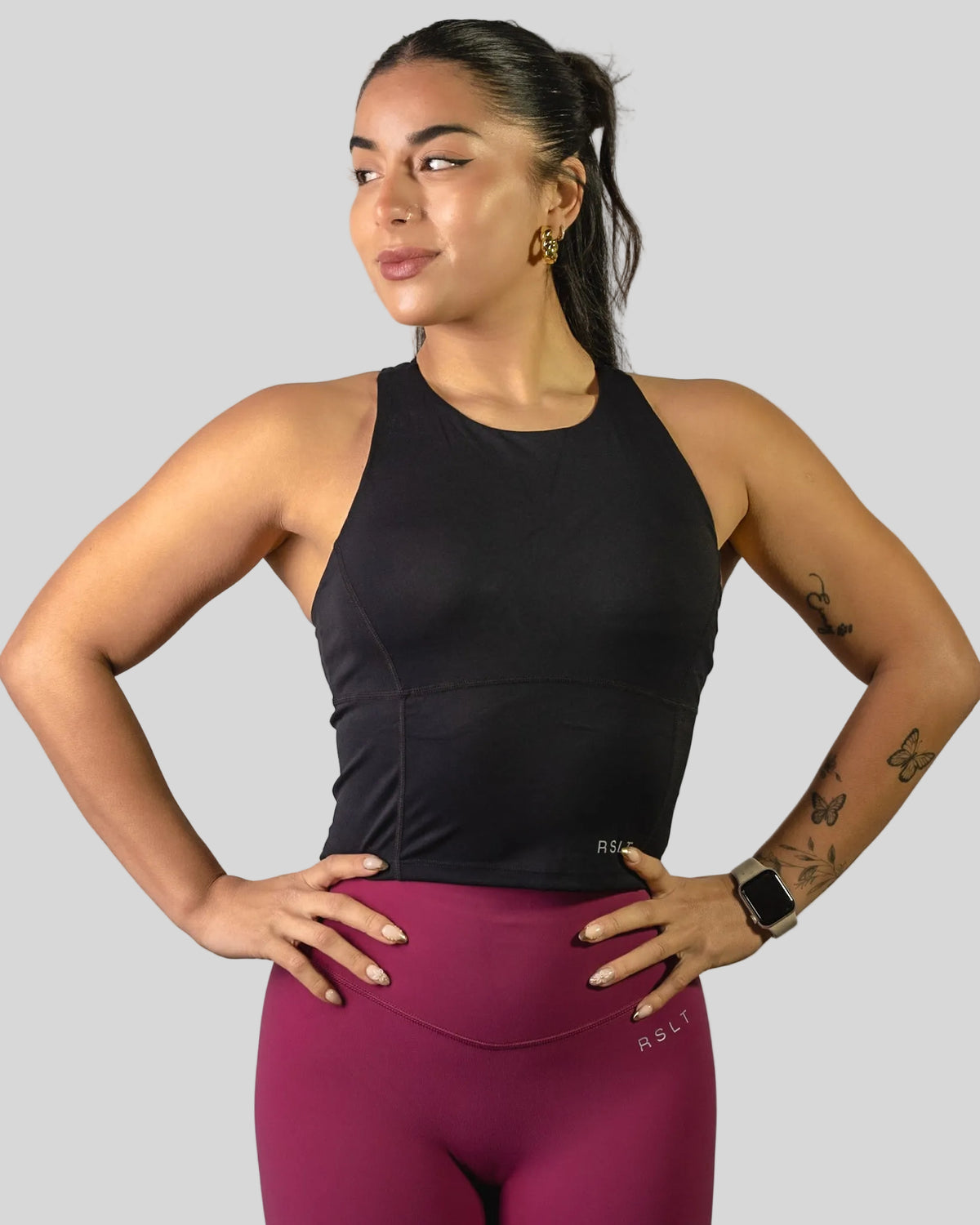 High Neck Bra Tank