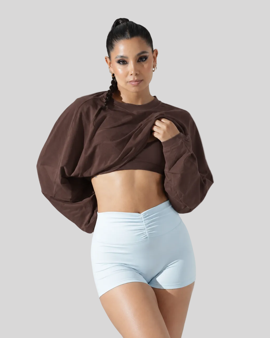 Long Sleeve Crop Shirt