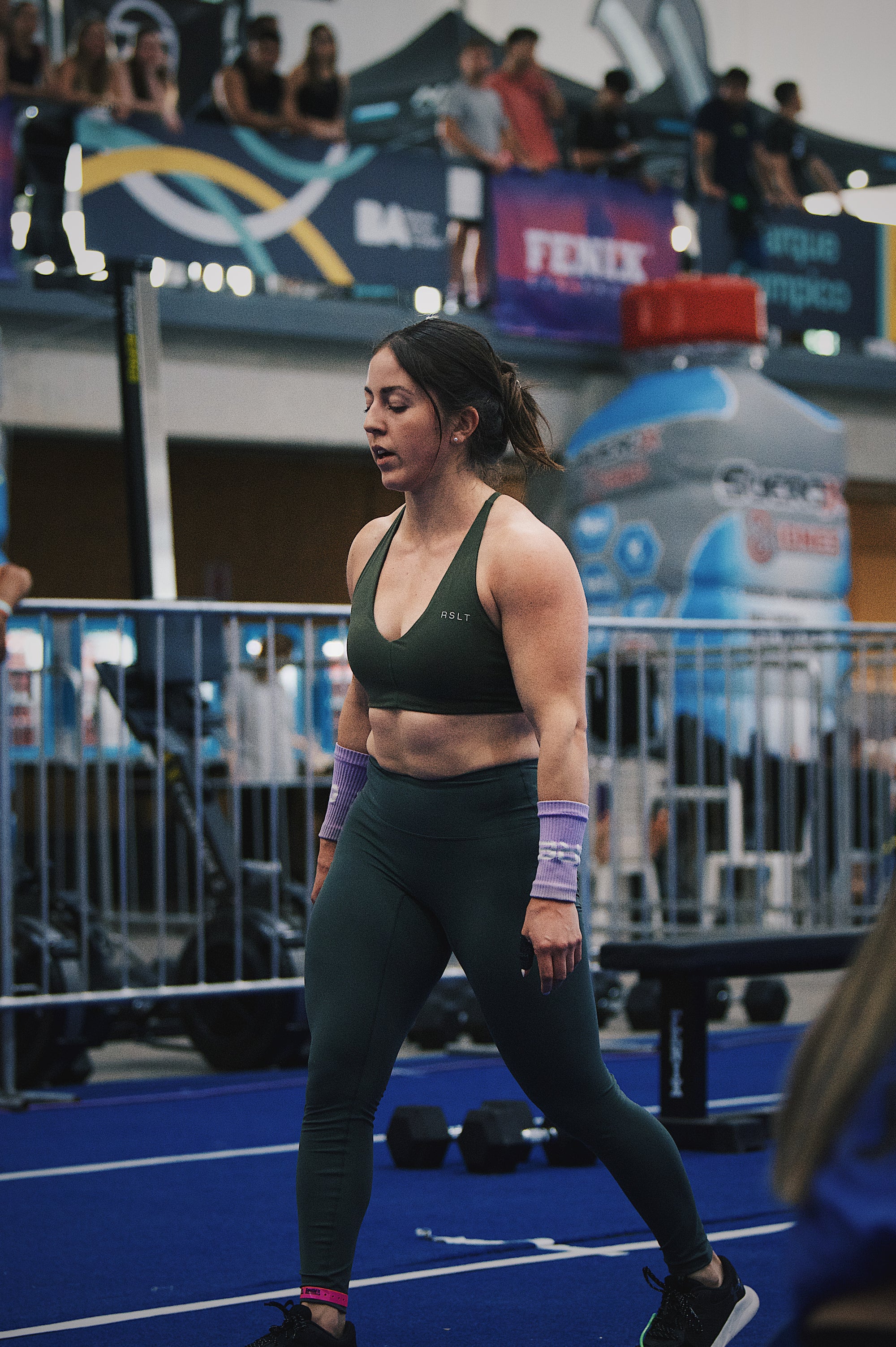 Set Green Compete Top + Legging